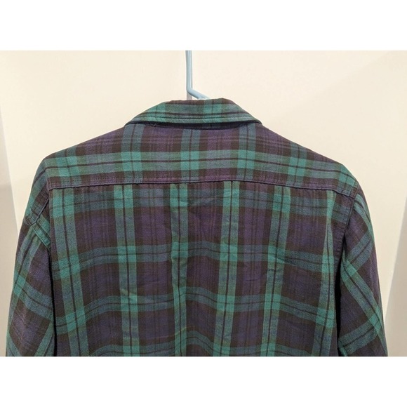 Vintage LL Bean 3/4 Sleeve Quilted Flannel Shirt Jacket Made In USA - Picture 7 of 11